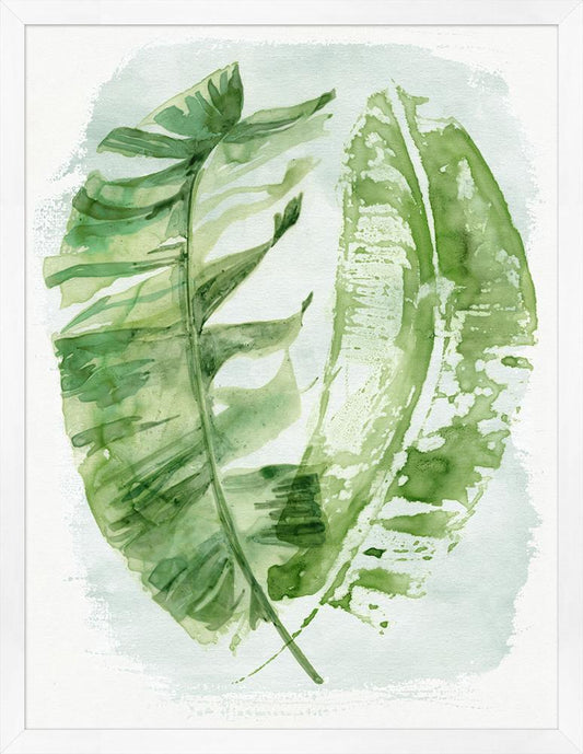 Wendover Art Group - Palm Fans 2, White - WCL1949 veiw 1