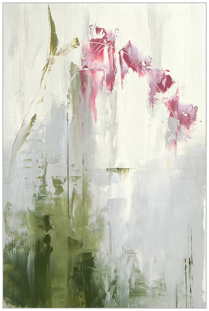 Wendover Art Group - Petal Drip 2, Floater Frame - Matte White - WFL1864 veiw 1