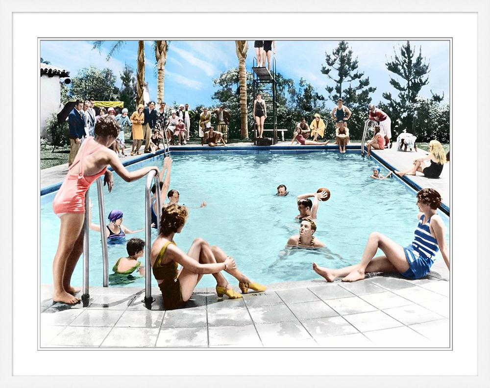 Wendover Art Group - Pool Party, Matte White - WPH1470 veiw 1