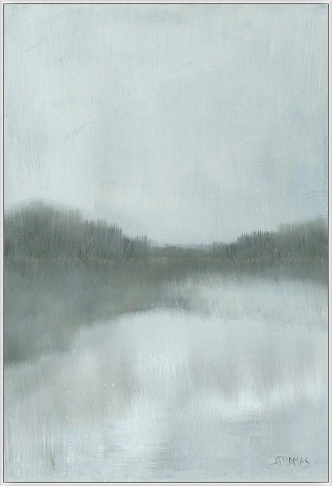 Wendover Art Group - Serene Mist, Floater Frame - Silver - WLD2855 veiw 1