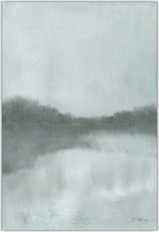 Wendover Art Group - Serene Mist, Floater Frame - Silver - WLD2855 veiw 1
