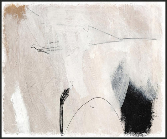 Wendover Art Group - Studio Abstract, Floater Frame - Black Woodgrain - WAB4243 veiw 1