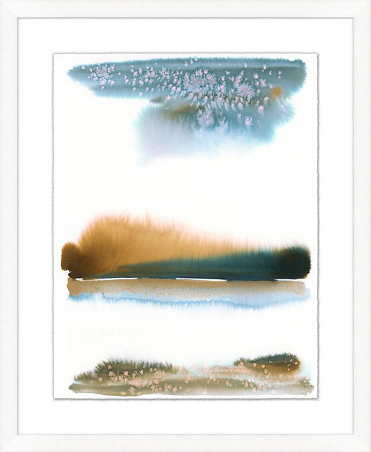 Wendover Art Group - Sunset at the Lake 2, White - WLD2260 veiw 1