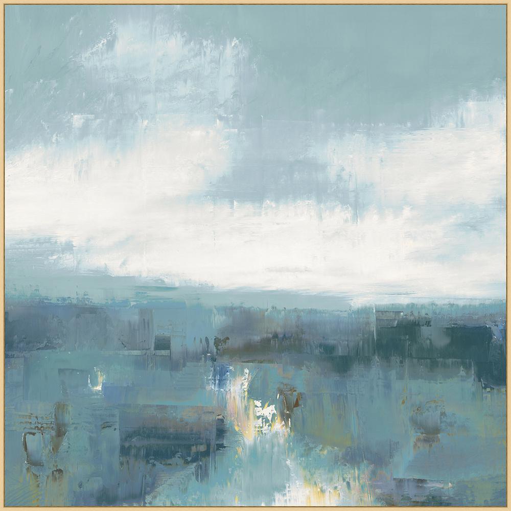 Wendover Art Group - Swimming in an Evanescent Sky 1, Floater Frame - Natural - WCL1982 veiw 1