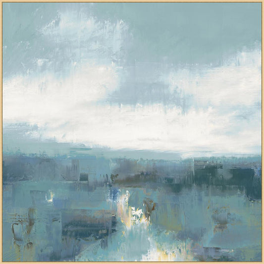 Wendover Art Group - Swimming in an Evanescent Sky 1, Floater Frame - Natural - WCL1982 veiw 1