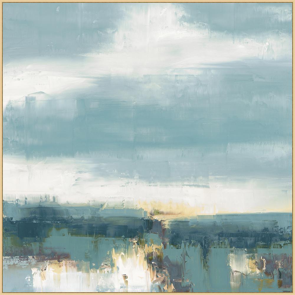 Wendover Art Group - Swimming in an Evanescent Sky 2, Floater Frame - Natural - WCL1983 veiw 1
