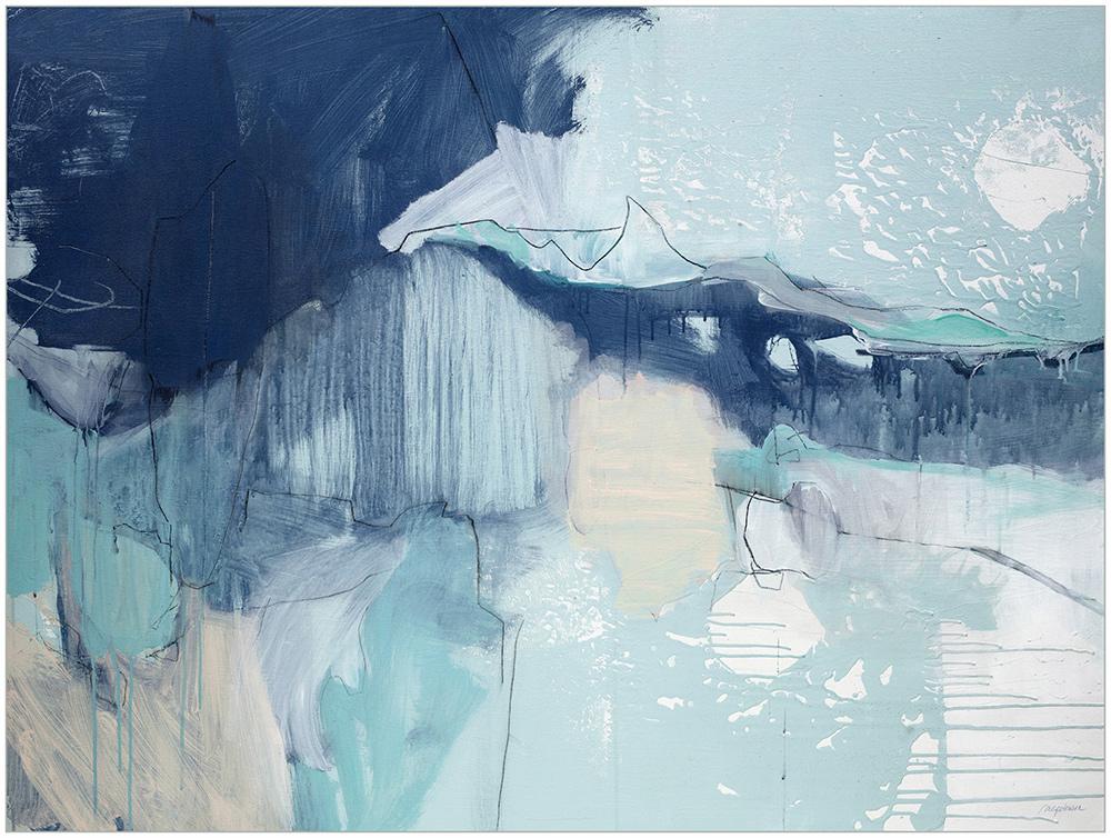 Wendover Art Group - Swimming Lessons 1, Floater Frame - Matte White - WAB3540 veiw 1