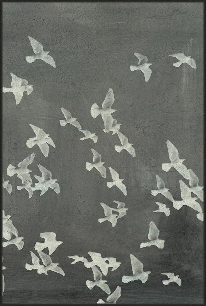 Wendover Art Group - Thom Filicia Flight 2, Floater Frame - Black Woodgrain - WTFH0573 veiw 1