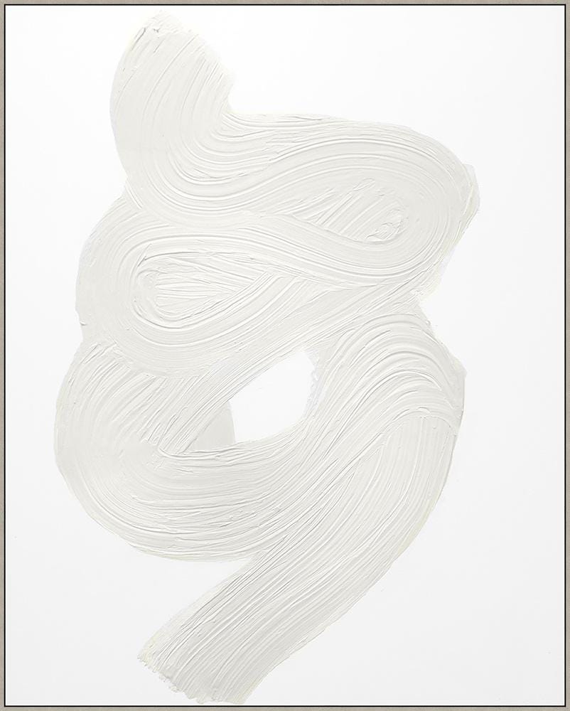 Wendover Art Group - Thom Filicia Neutral Swirl 2, Floater Frame - Gray - WTFH0302 veiw 1