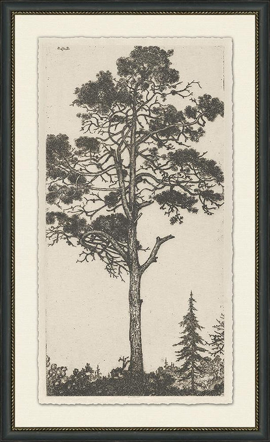 Wendover Art Group - Tree Tops 1, Black - WLD1076 veiw 1