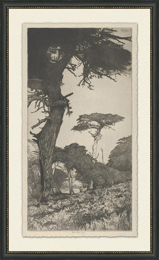Wendover Art Group - Tree Tops 6, Black - WLD1081 veiw 1