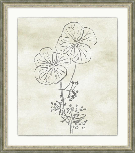 Wendover Art Group - Watercolor Blossoms 5, Silver Leaf Etched - WFL2012 veiw 1