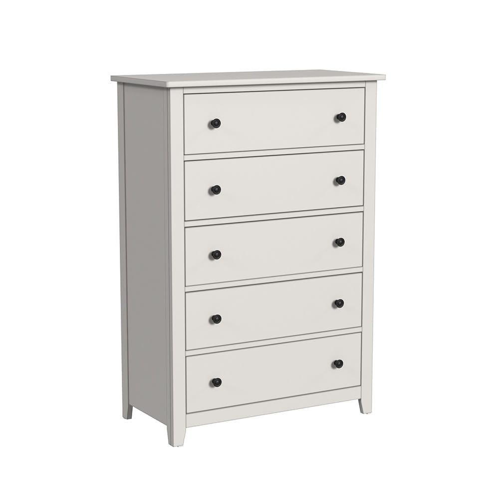 Westwood Design - Lodge 5 Drawer Chest | Cream - 18-CH-7013SD-CRM veiw 1