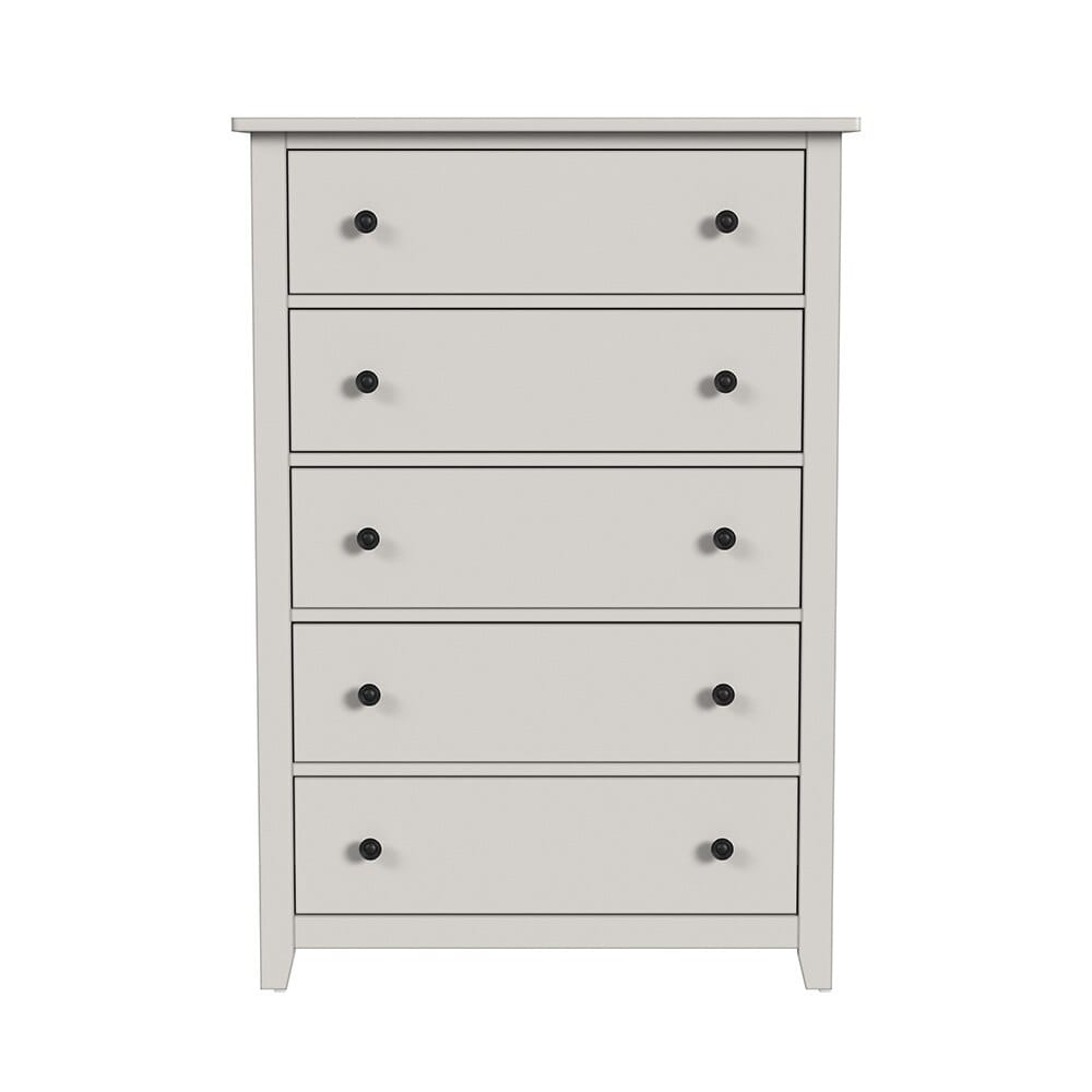 Westwood Design - Lodge 5 Drawer Chest | Cream - 18-CH-7013SD-CRM veiw 2