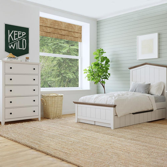 Westwood Design - Lodge Twin Bed | Cookies & Cream - LD-TB-17054T-C&C-C veiw 2