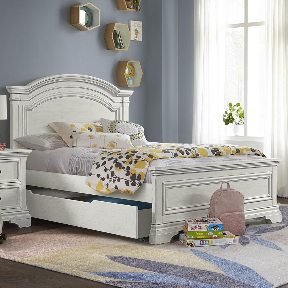 Westwood Design - Olivia Full Bed | Brushed White - OL-FB-2248FB-BWH-C veiw 2