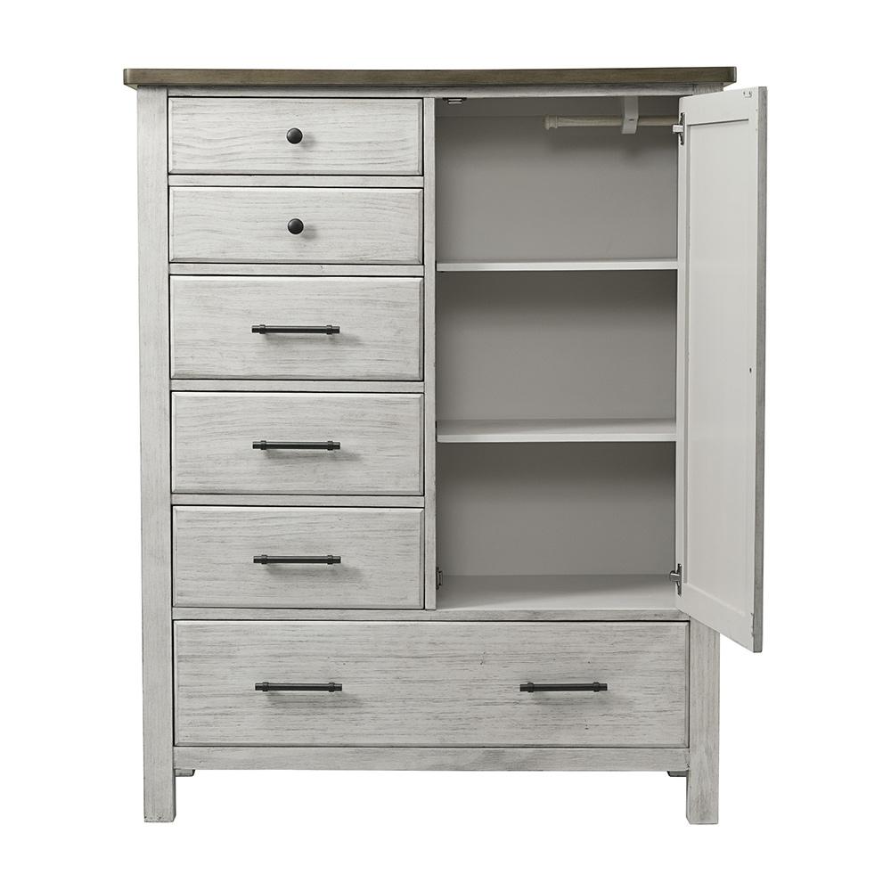 Westwood Design - Timber Ridge Chifferobe | Weathered Washed Sierra - TI-CF-6725SD-WWS veiw 3