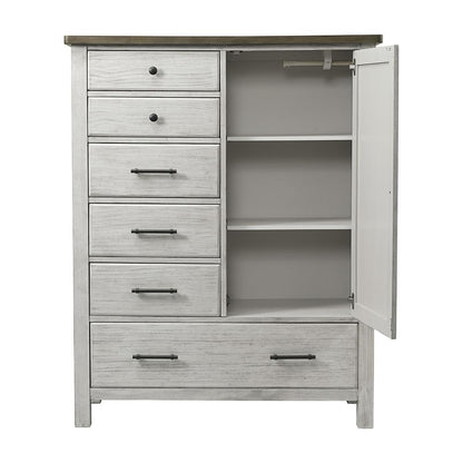 Westwood Design - Timber Ridge Chifferobe | Weathered Washed Sierra - TI-CF-6725SD-WWS veiw 3