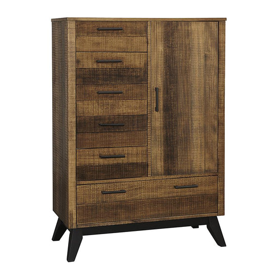 Westwood Design - Urban Rustic Chifferobe | Brushed Wheat - UR-CF-8925SD-BWE veiw 1