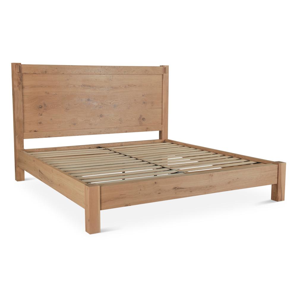 World Interiors - Alpine King Bed in Distressed Oak - ZWALPKBDO_CLOSEOUT veiw 1