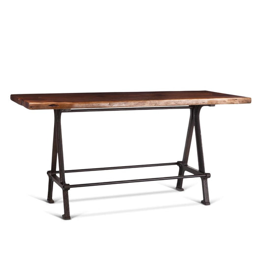 World Interiors - Artezia Gathering Table in Acacia with Walnut Finish - ZWATGT72 veiw 1
