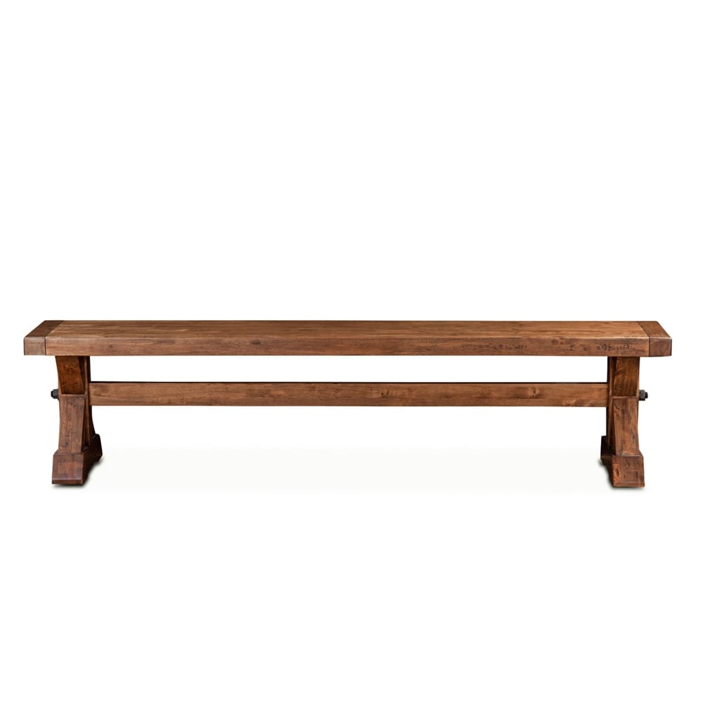 World Interiors - Aspen 82in Bench with Earth Finish - ZWASPBN82EA veiw 1