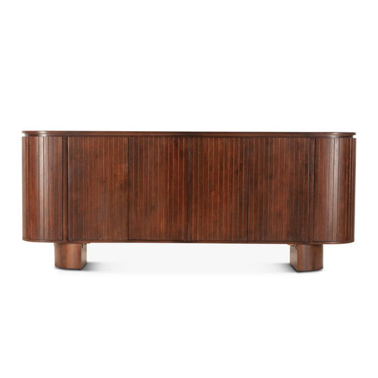 World Interiors - Athens 79 Sideboard in Aged Mahogany - ZWATHSB79 veiw 1