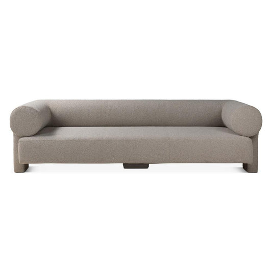 World Interiors - Augustine 81in Sofa in Pewter Boucle Fabric - ZWAUGSOFF805_CLOSEOUT veiw 1