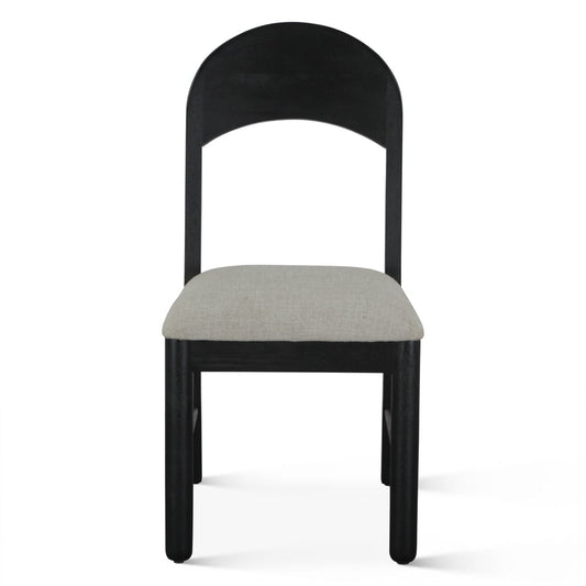 World Interiors - Bakio 18in Upholstered Dining Chair in Black - ZWBAKUDCB_CLOSEOUT veiw 1
