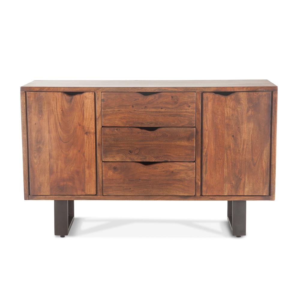 World Interiors - Belfrie 54in Sideboard in Acacia with Walnut Finish - ZWBF5433 veiw 1