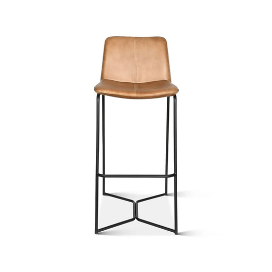 World Interiors - Brisbane Bar Chair in Antique Ivory - ZWBRIMBC-TE_CLOSEOUT veiw 1
