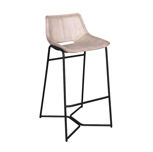 World Interiors - Brisbane Bar Chair in Antique Ivory - ZWBRIMBCAI_CLOSEOUT veiw 1