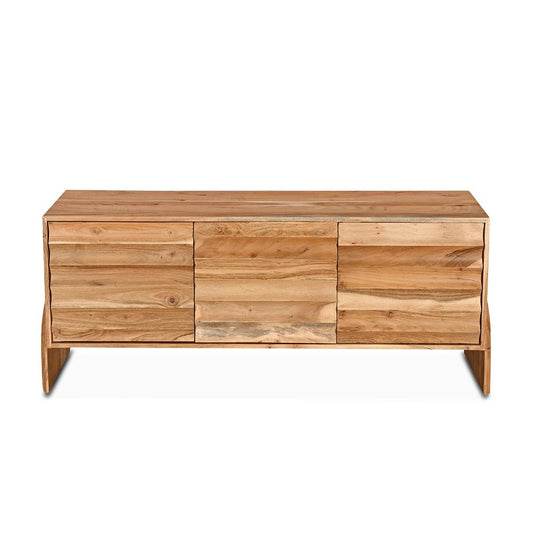 World Interiors - Catalina Plasma Cabinet in Natural Acacia Wood - ZWCATPCNA_CLOSEOUT veiw 1
