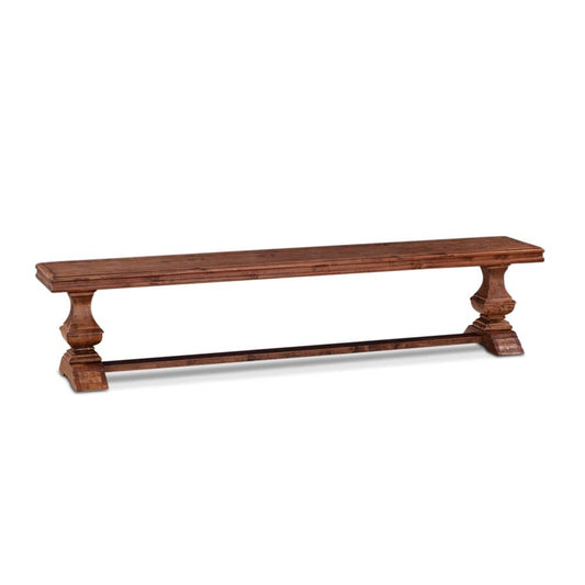 World Interiors - Charlotte 82in Bench in Earth Finish - ZWCLTBN82EA_CLOSEOUT veiw 1