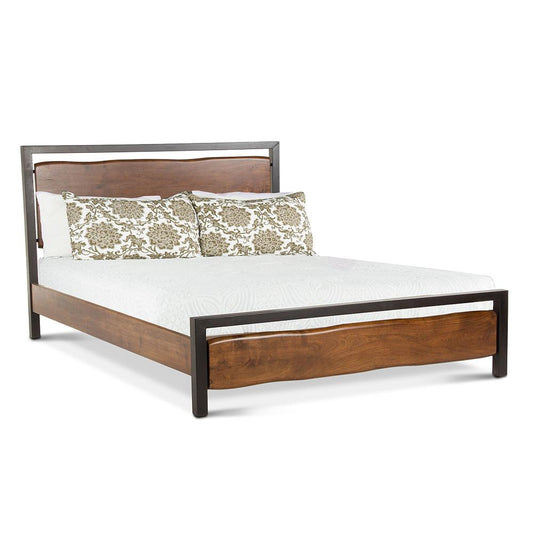 World Interiors - Glenwood King Bed in Acacia with Walnut Finish - ZWGW16 veiw 1