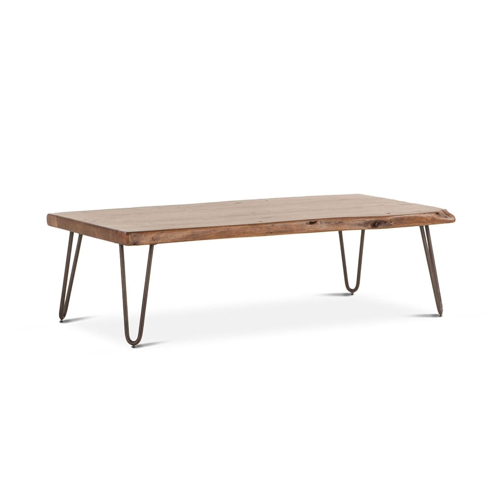 World Interiors - Grandby 54in Coffee Table in Acacia with Walnut Finish - ZWGAN546WN veiw 1
