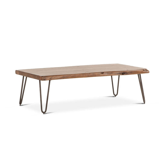 World Interiors - Grandby 54in Coffee Table in Acacia with Walnut Finish - ZWGAN546WN veiw 1