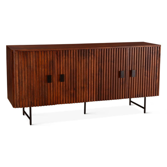 World Interiors - Halden 67in Sideboard Pecan Brown - ZWHALSB67PB veiw 1