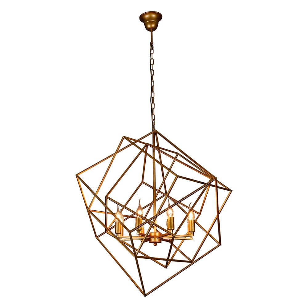 World Interiors - Heritage Geometric Pendant with 8 Lights - ZWHERGEO8_CLOSEOUT veiw 1