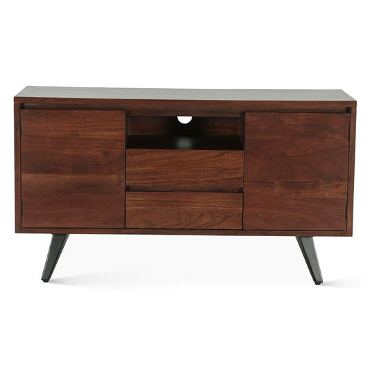 World Interiors - Knoxville 54in Media Cabinet in Walnut - ZWKNO54MCW_CLOSEOUT veiw 1