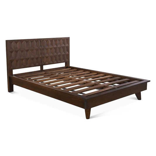 World Interiors - Lisbon King Bed in Royal Brown - ZWLISKBRB veiw 1