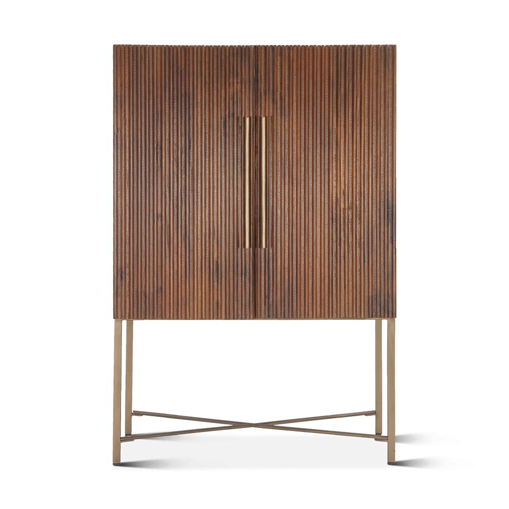 World Interiors - Manhattan Bar Cabinet - ZWMANBAR_CLOSEOUT veiw 1