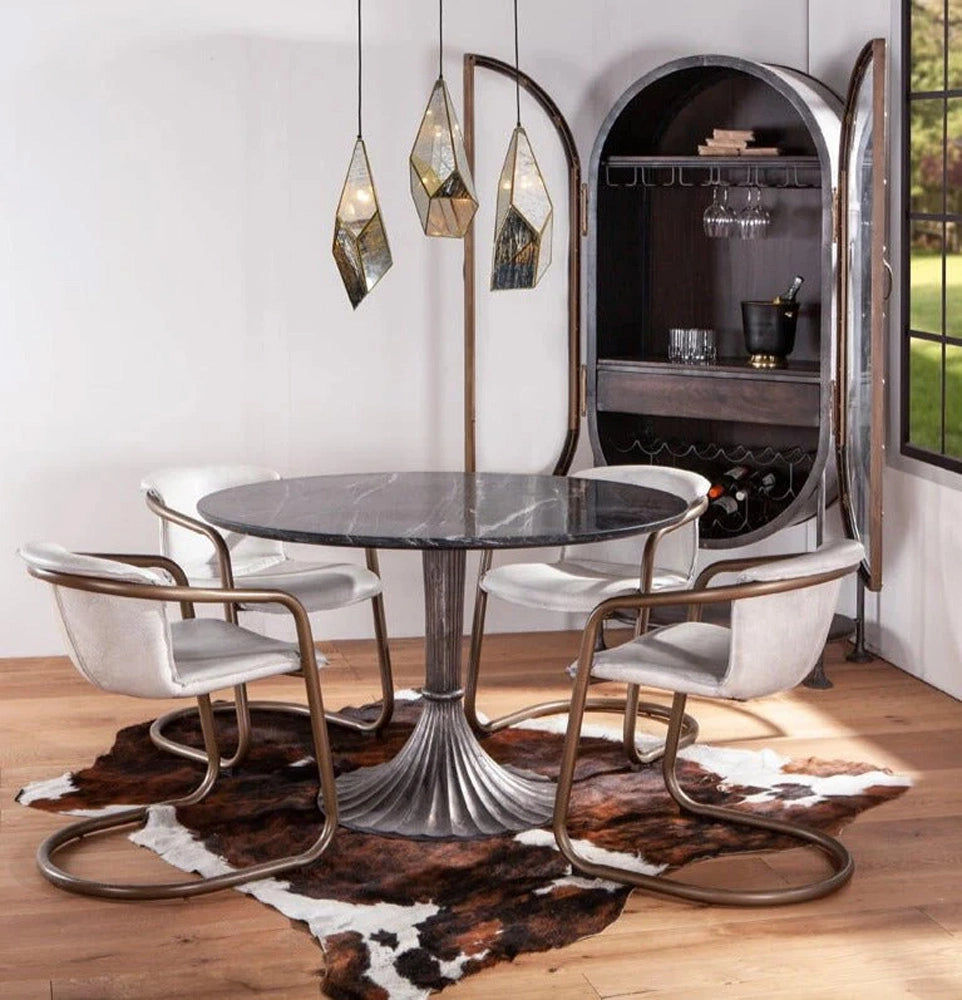 World Interiors - Melbourne Oval Bar Cabinet - ZWMLBNBC84