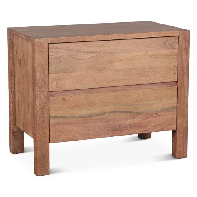 World Interiors - Mesa 32in Nightstand in Brushed Acacia - ZWMSANSBA veiw 1