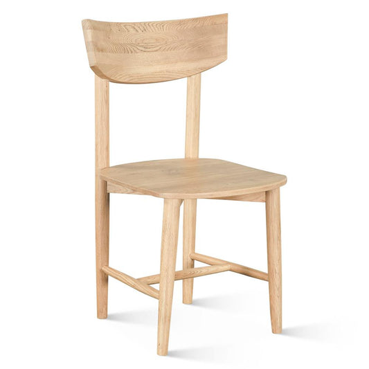 World Interiors - Miro Dining Chair in Natural Oak - ZWMIRDCNO_CLOSEOUT veiw 1