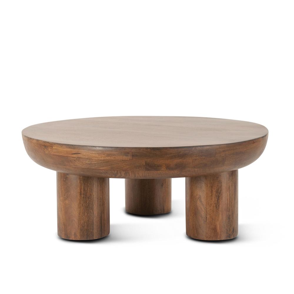 World Interiors - Noto 39in Coffee Table in Acorn Brown - ZWNTOCT40AB veiw 1