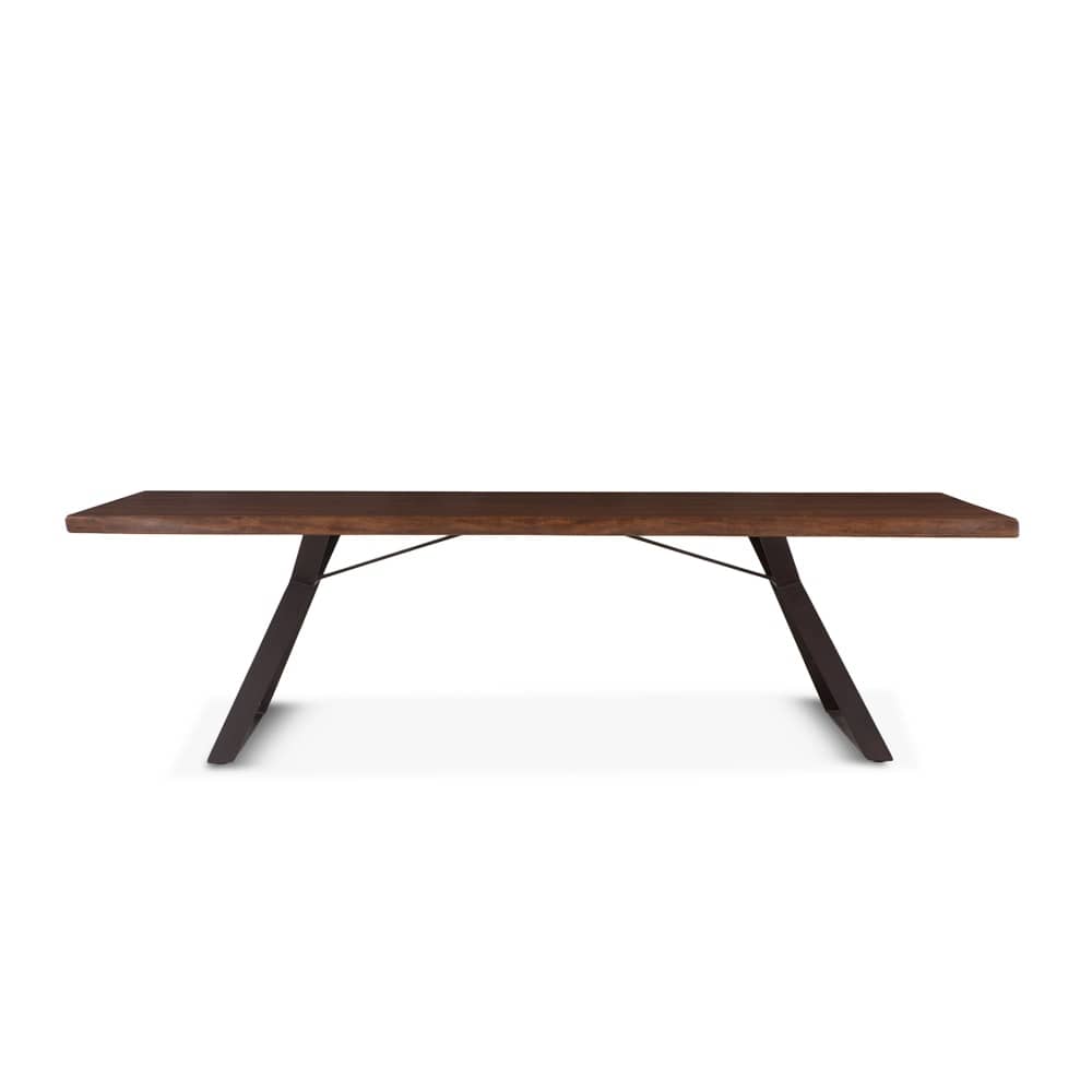 World Interiors - Nottingham 106in Dining Table with Walnut Finish - ZWNTHMDT106 veiw 1