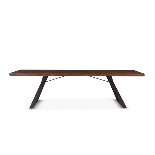 World Interiors - Nottingham 106in Dining Table with Walnut Finish - ZWNTHMDT106 veiw 1