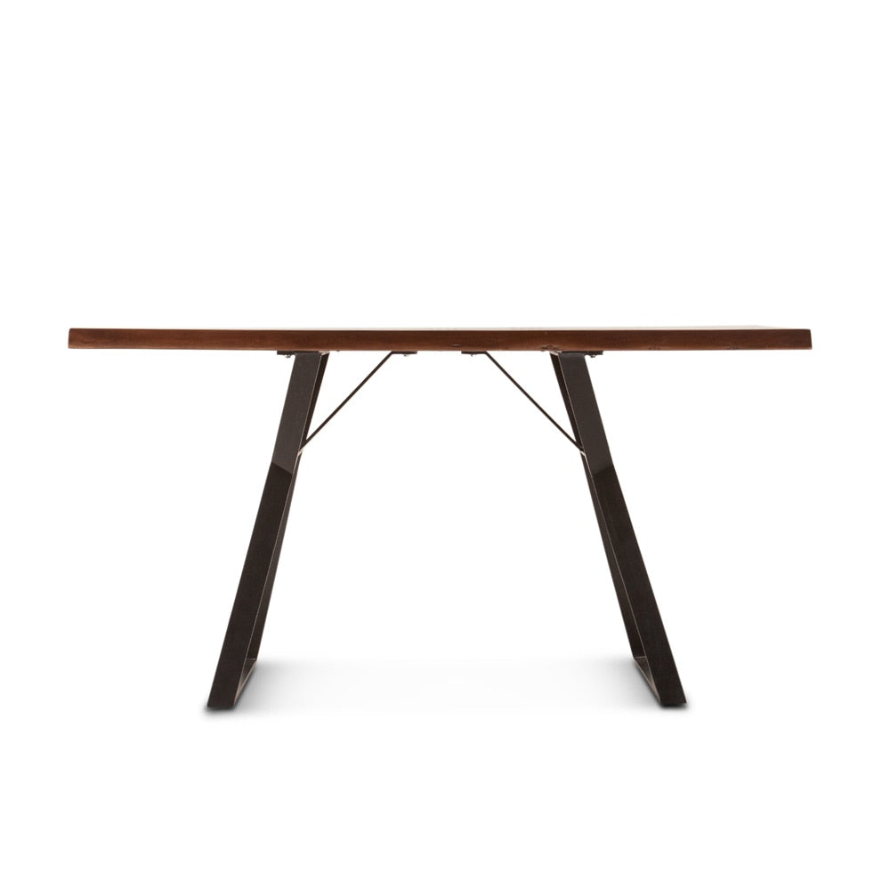 World Interiors - Nottingham 68in Acacia Wood Gathering Table Walnut - ZWNTHGT68WN_CLOSEOUT veiw 1