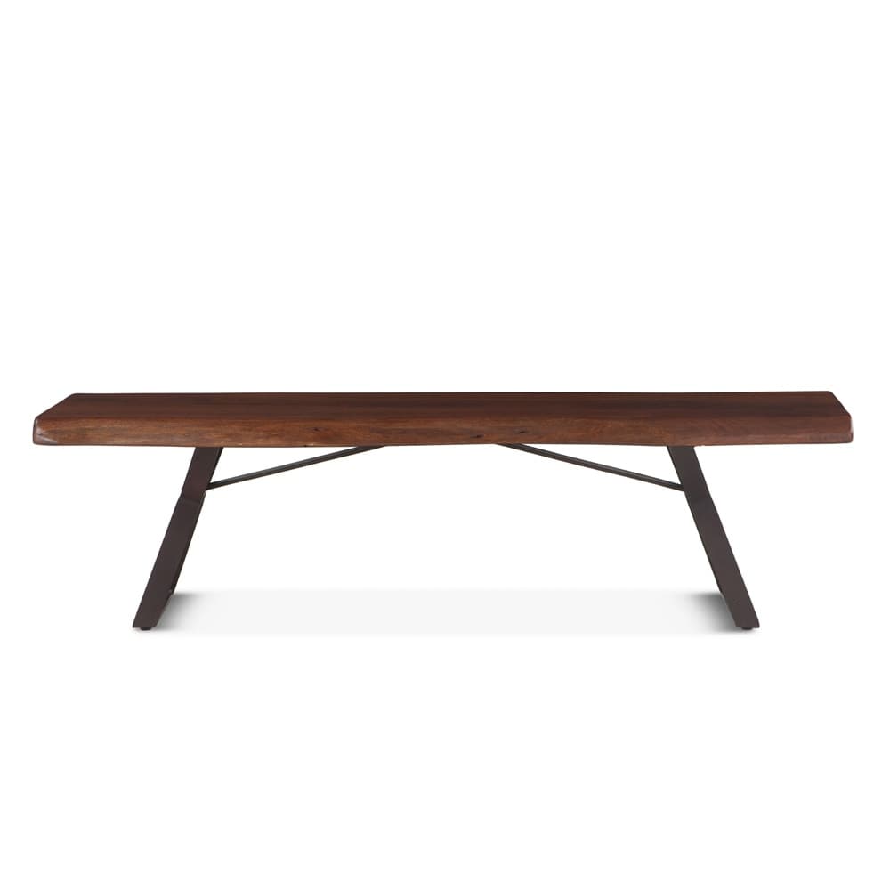 World Interiors - Nottingham 72in Bench with Walnut Finish - ZWNTHM722 veiw 1
